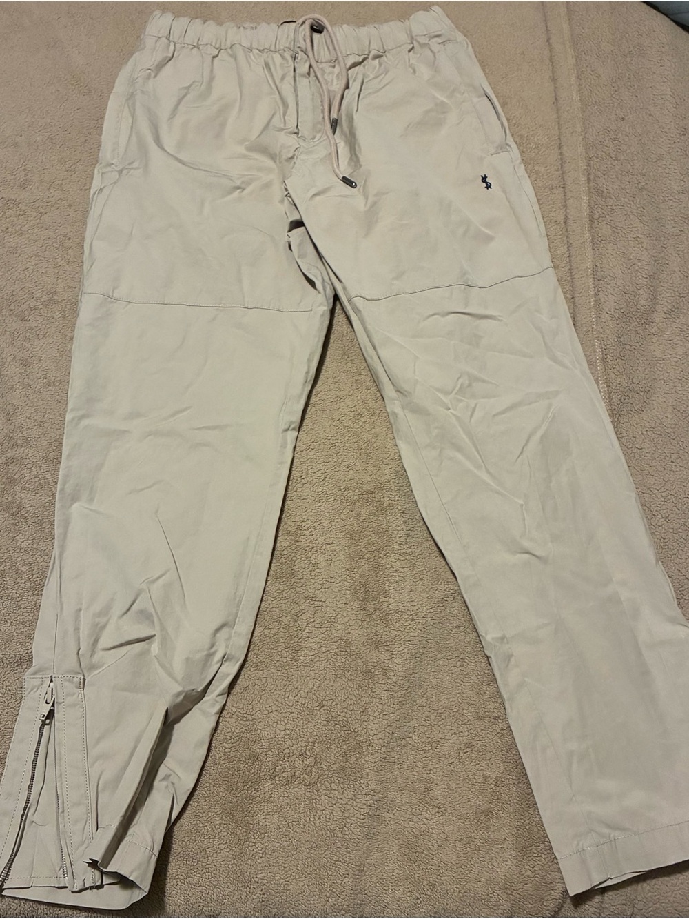 Ksubi Men’s Light Beige Drawstring Sweatpants
